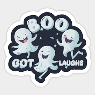 boo got laughs Sticker